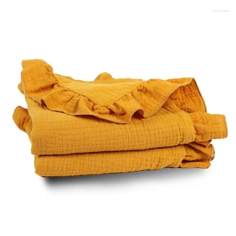 Blankets YYDS 90cm 35inch Cotton Blanket Travel Cot Pram Stroller Cover Girls` Clothing