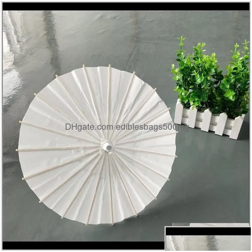 household sundries home garden drop delivery 2021 bridal parasols colorful paper chinese mini craft umbrella diameter 20304069506431