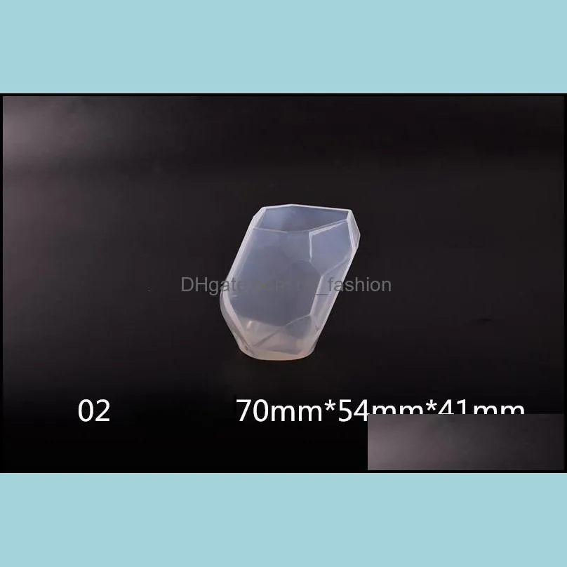 Molds Irregar Stone Resin Sile Casting Mold Epoxy For Diy Jewelry Soap Making Cabochon Gemstone Crafting Projects Drop Deliv Dhgarden Dhqlp