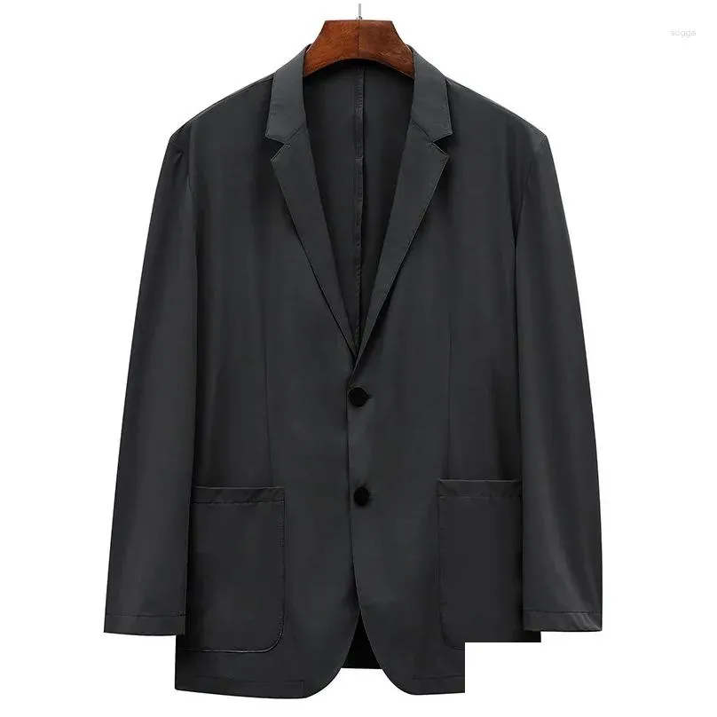 Men`s Suits E1646-Spring Suit Set Men Leisure Korean Version Of Trendy Slim -fit High -end Small Coat