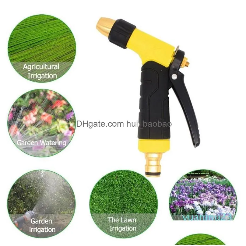 wholesale-high pressure car washer water gun sprayer home garden yard watering tools