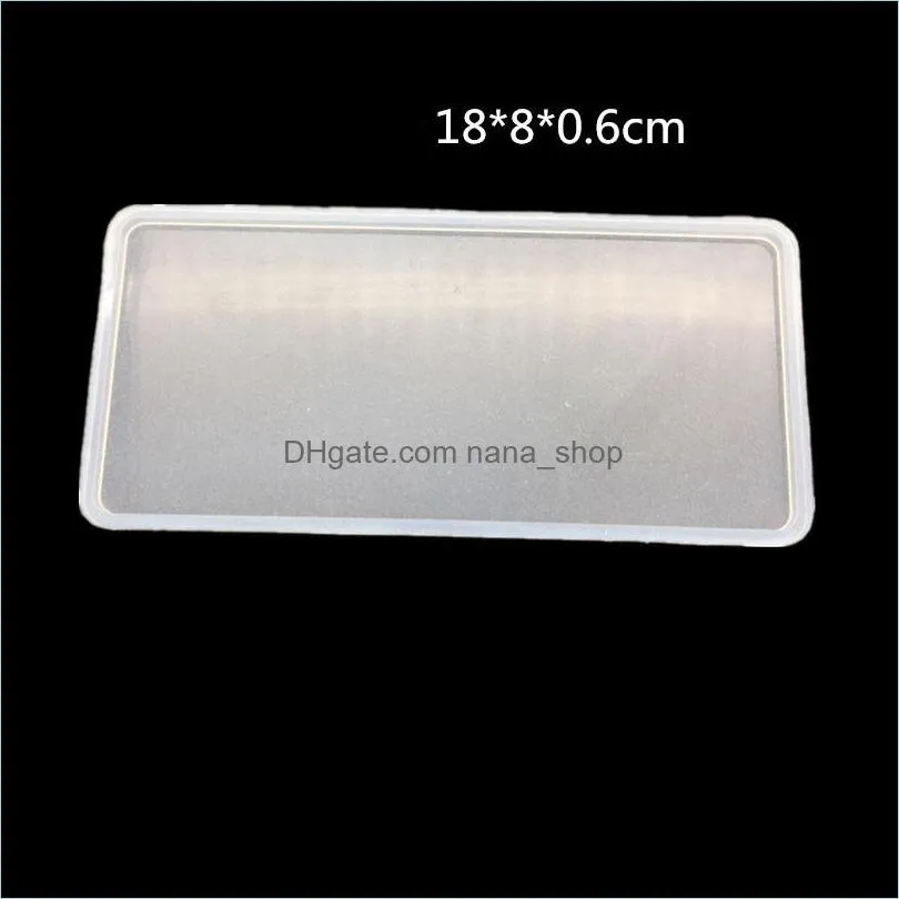 Molds Large Square Rec Sile Coaster Tile Mold Big Art Ornament Resin Polymer Clay Press Board Mud Drop Delivery Jewelry Tools Equipmen Dhdwx