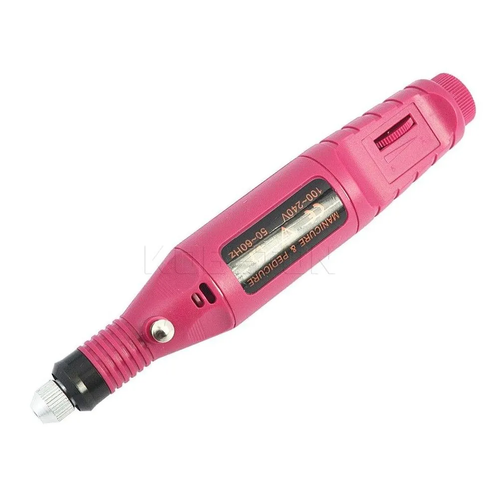 Fashionable Electric Nail Drill Pen Shape Grinding Polisher Machine Manicure Care Carving Pedicure Wood Sticks Nail Art Tool