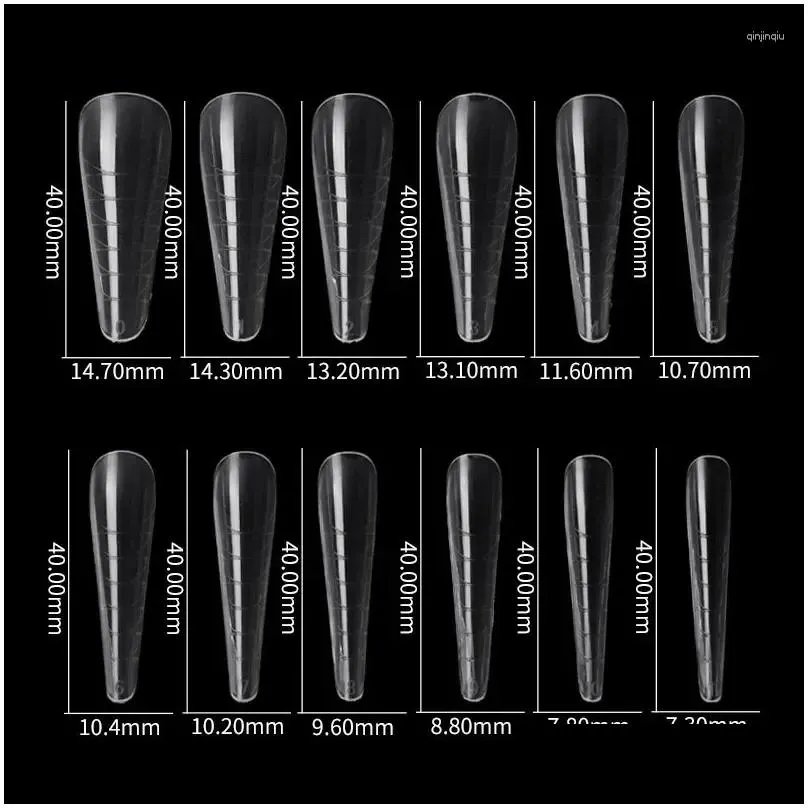 Nail Art Kits Extend The Membrane Plastic Precise Scale Design Perfect Decoration Easy To Use Products Transparent