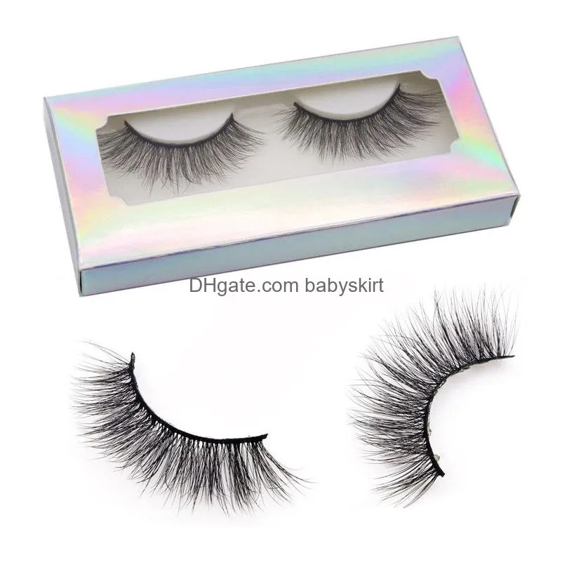 False Eyelashes 3D Mink Lashes 16 Styles Faux Natural Long Dramatic Tra Wispies Fluffy Eyelash Fl Strips Fake Eye Lash Extension Makeu Dhyov