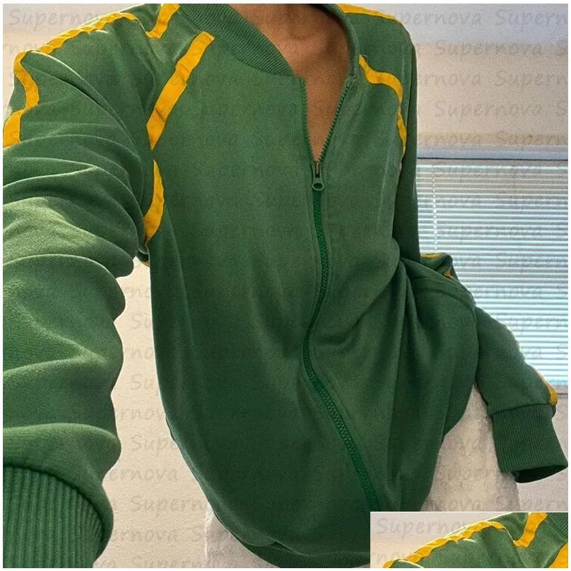 Men`s Jackets Vintage Jamaica Aesthetic Sweatshirt Two color Letter Embroidery Loose Graphic Zipper Hoodie 2023 Retro 230919