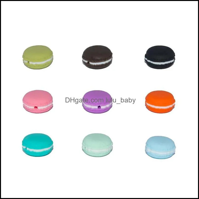Other Sile Loose Beads For Baby  Biscuits Chewable Bead Teething Rodent Diy Nursing Necklace Pacifier Chain Sensory Toy Accessory Dhefg