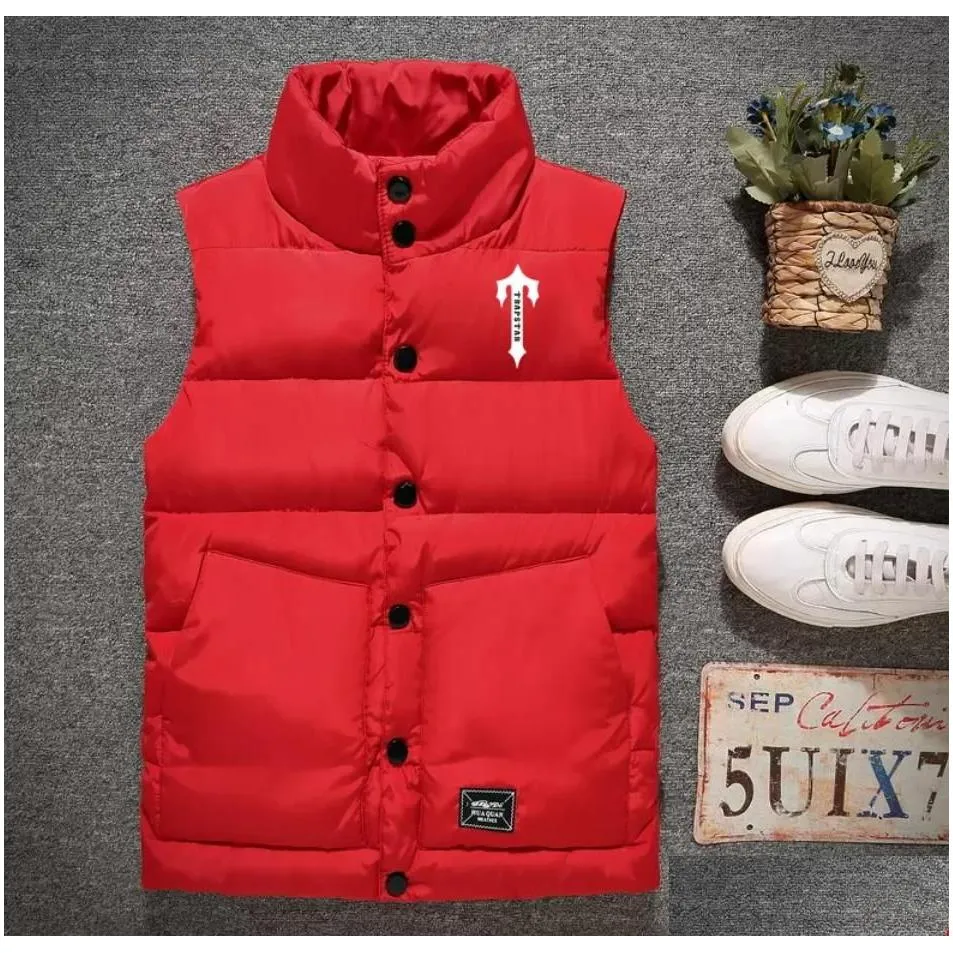 Jacket Men`s Vests Oversized style Down Vest Autumn Winter Fashion Bodywarmer Waterproof Coat361U