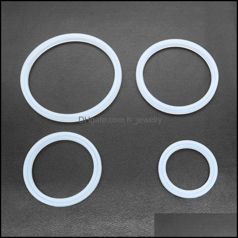 Molds Bracelets Sile Resin 6Cm 8Cm 10Cm 12Cm Bangle Epoxy Mod Diy Keychains Wristband Jewelry Craft Making Drop Delivery Tools Equipme Dhat3
