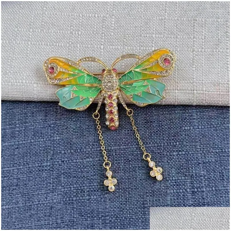 Brooches Vintage High Touch Butterfly Color Fashion Brooch