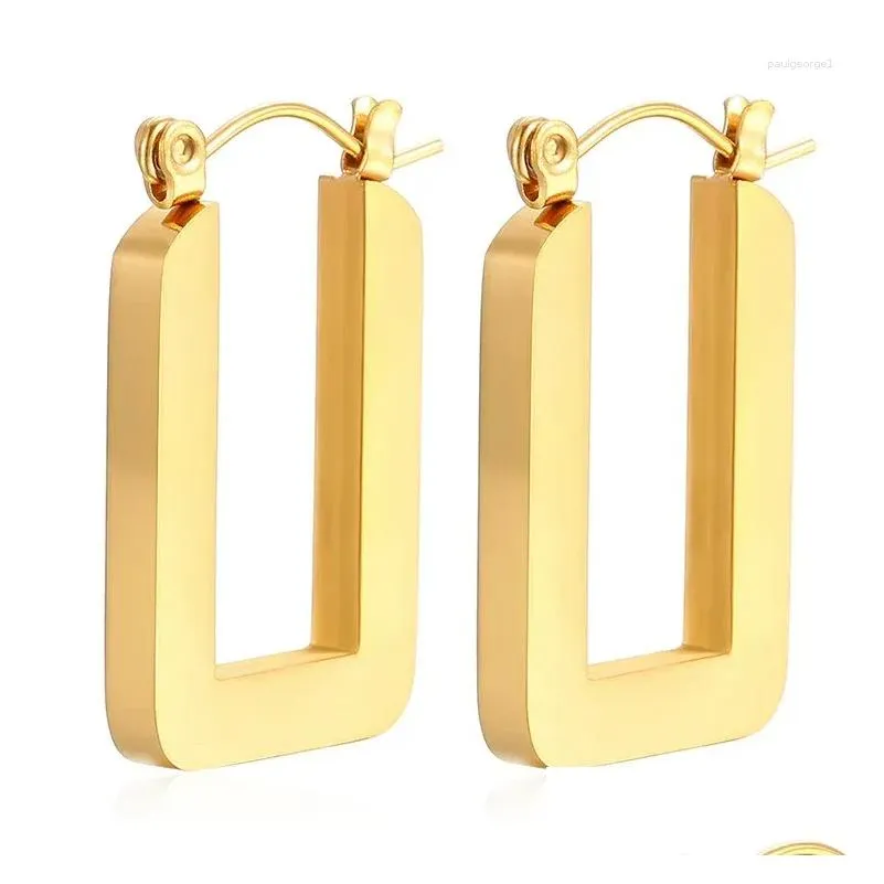 Hoop Earrings 316L Stainless Steel Sweety Earring Gold/Silver Color For Women Jewelry Accessories