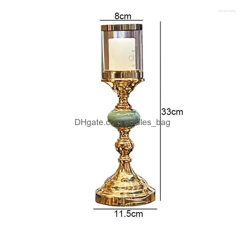 candle holders alloy candelabras home decor restaurant romantic dinner candles holder ornament candlestick wedding decorations