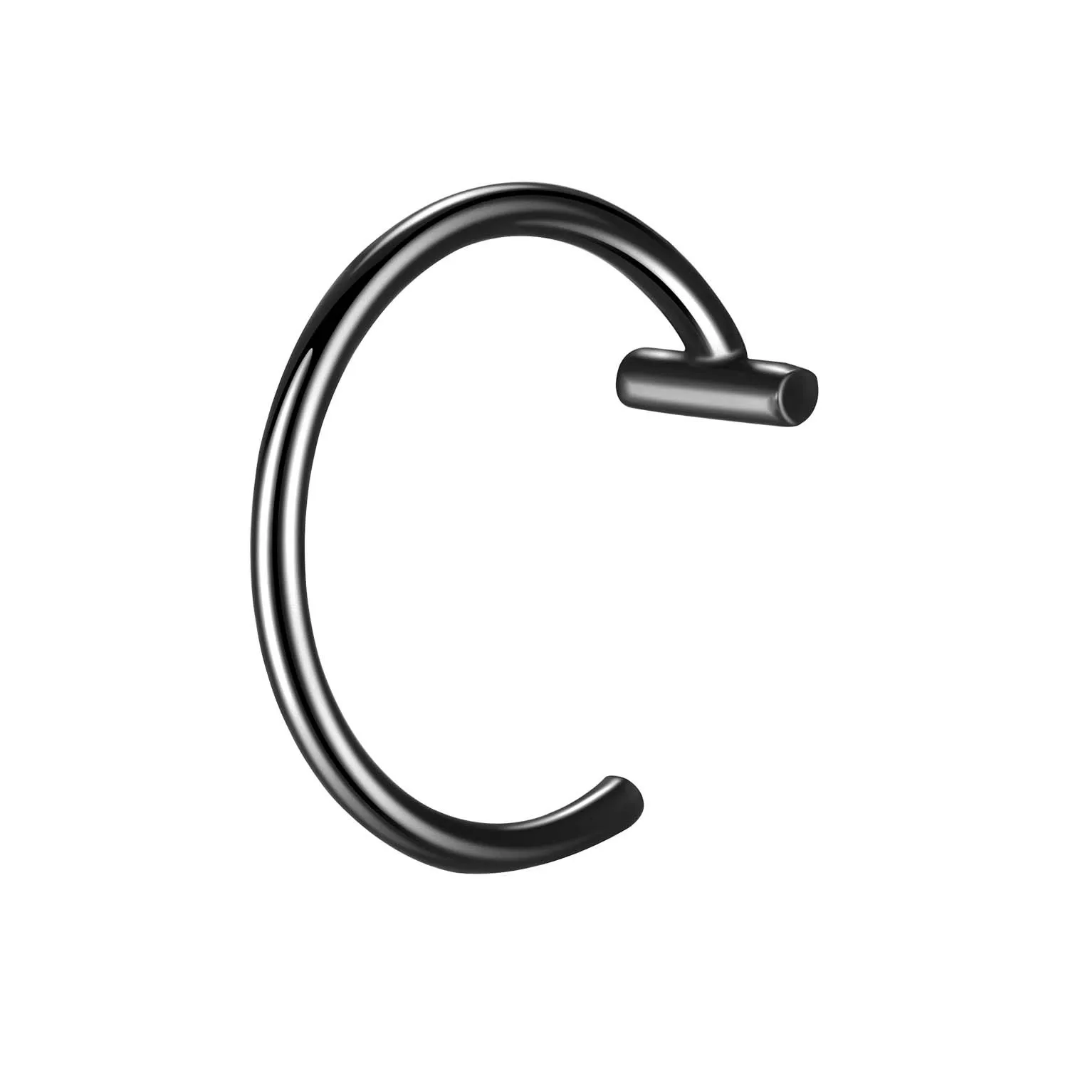 nose rings studs fashion stainless steel horseshoe fake ring c clip lip piercing stud hoop for women men lip nose barbell drop delivery je