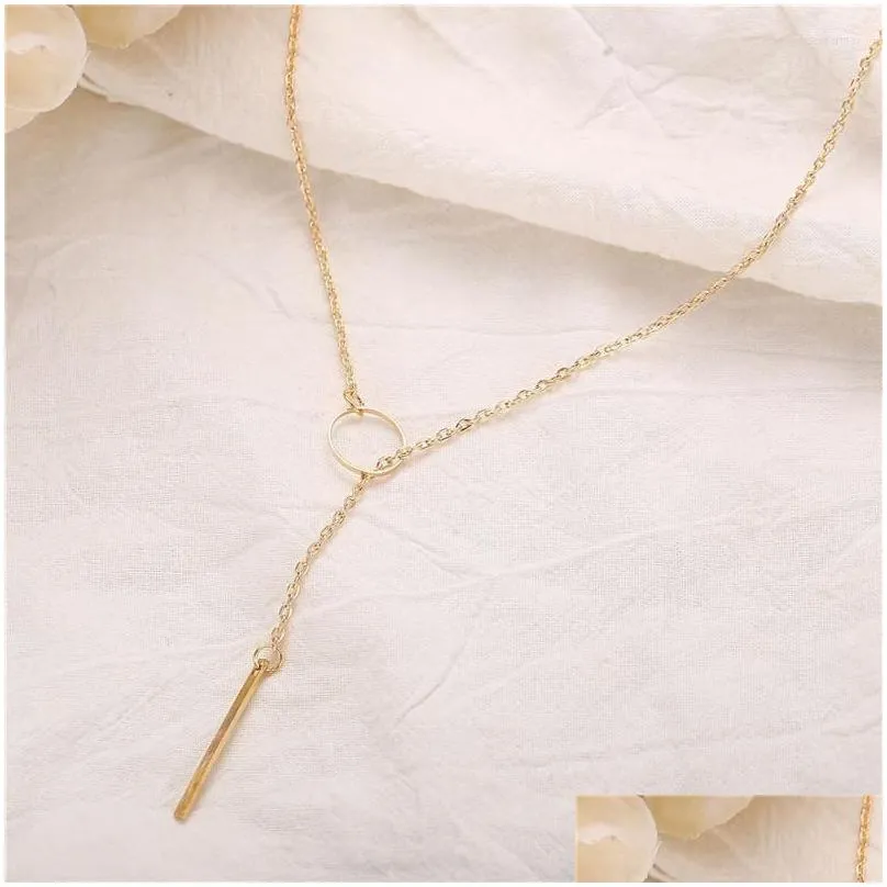 Pendant Necklaces Fashion Casual Chocker Necklace Personality Infinity Cross Gold Color Choker On Neck Women Jewelry