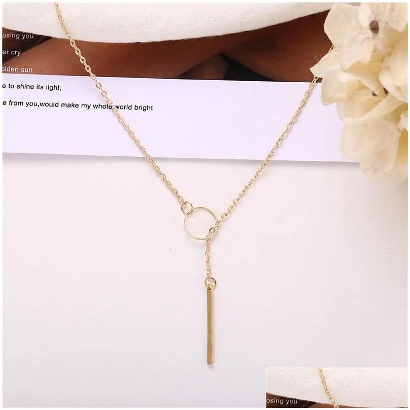 Pendant Necklaces Fashion Casual Chocker Necklace Personality Infinity Cross Gold Color Choker On Neck Women Jewelry