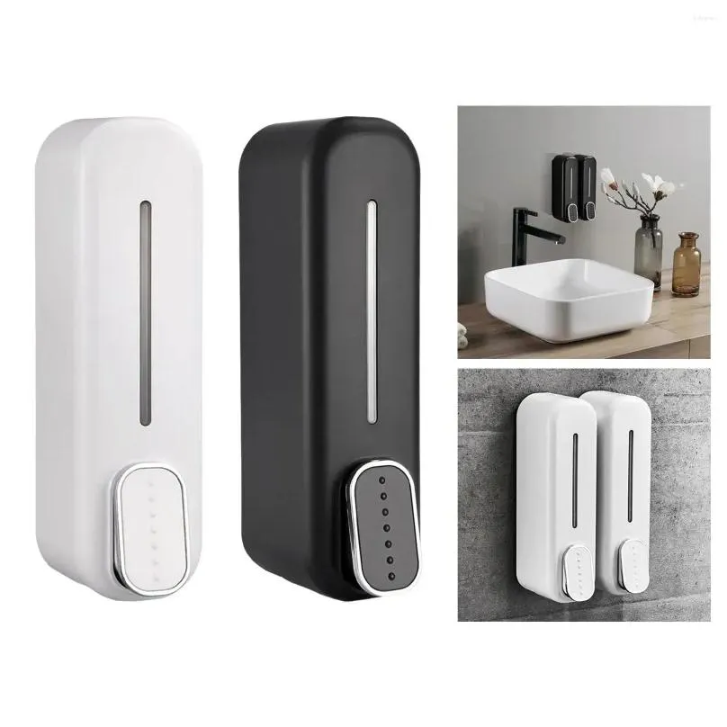 Liquid Soap Dispenser ABS Shower Gel Shampoo Conditioner 300ml For Washroom El