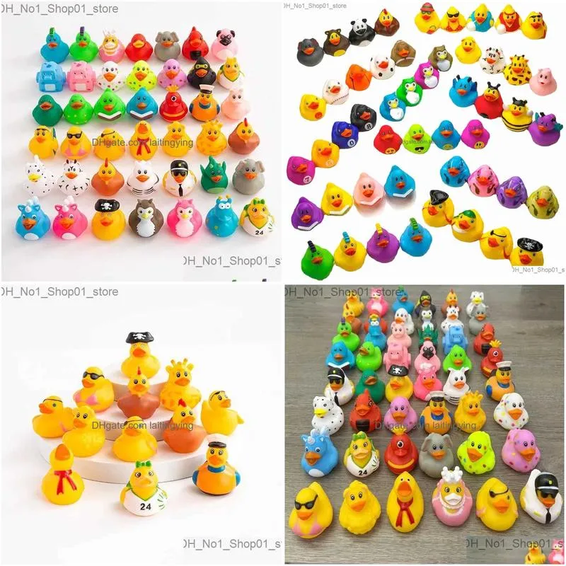 bath toys 50 pack rubber duck for jeep bath toy assortment bulk floater duck for dog adult pool toy christmas party favors birthdays gift