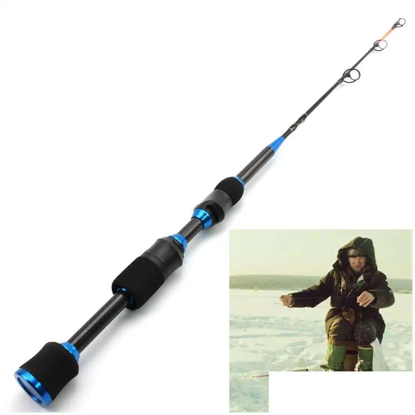 Spinning Rods Lowest profit winter On ice fishing rod 65cm 75g carbon Heavy ultrashort Rod Travel High Quality Fishing Tackle