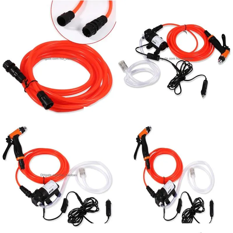 car high pressure power water gun garden washer hose 12v selfpriming water pump spray gun cleaning tool1364690