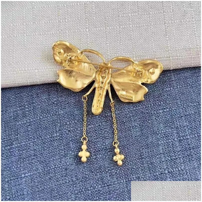 Brooches Vintage High Touch Butterfly Color Fashion Brooch