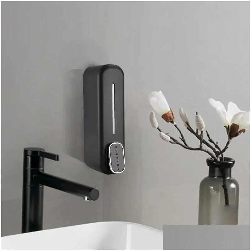 Liquid Soap Dispenser ABS Shower Gel Shampoo Conditioner 300ml For Washroom El