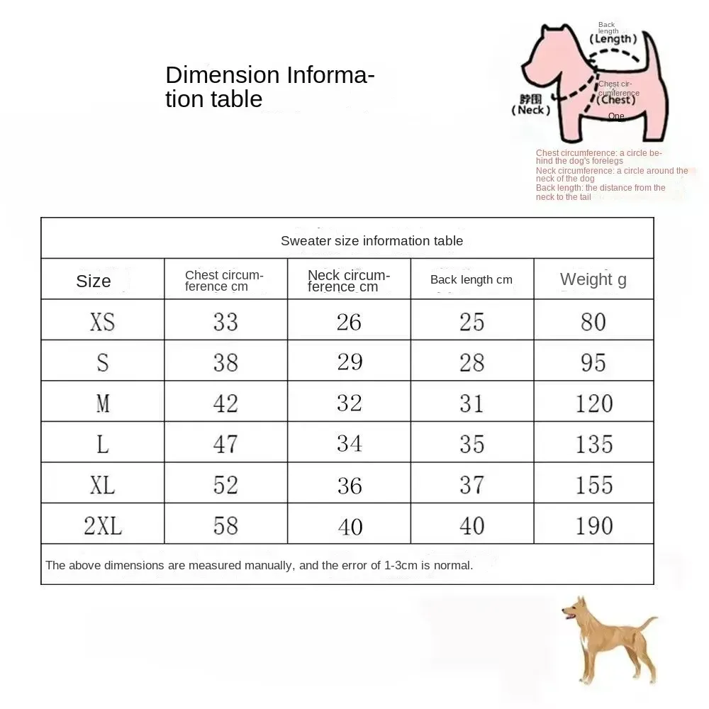 New Brands Dog Apparel Designer Dog Clothes Winter Pet Sweater Puppy Cat Sweatshirt Pullover Clothing for Small Dogs Knitted Turtleneck Cold Weather Pets Coats