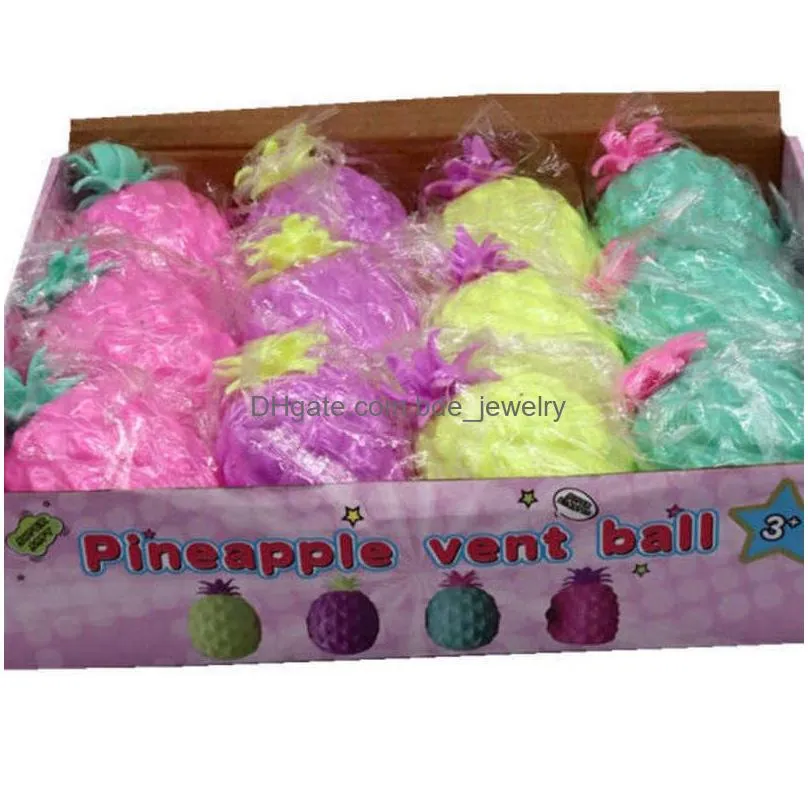 pineapple vent ball toys funny trp squish squeeze stressball balloon anxiety stress relief autism squeezy toy5689132