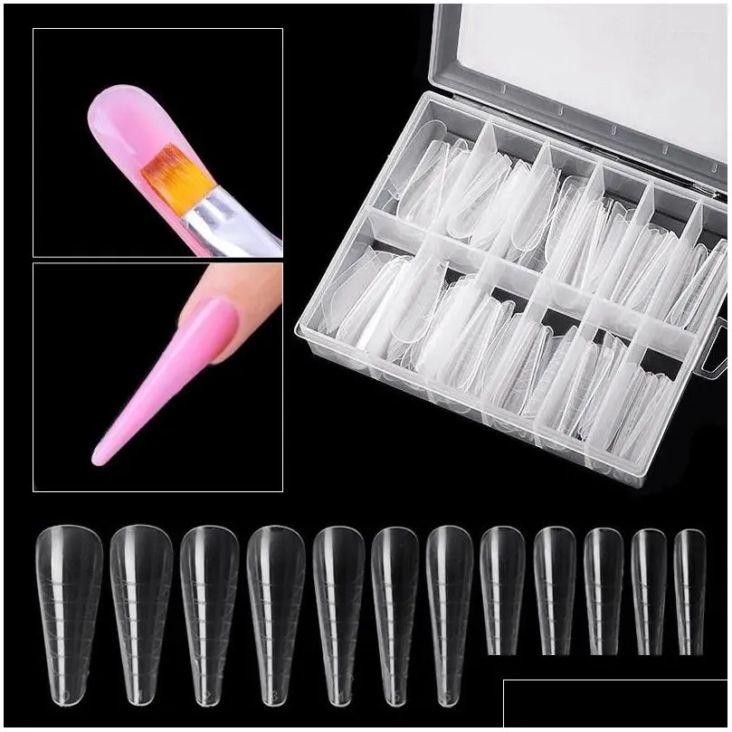 Nail Art Kits Extend The Membrane Plastic Precise Scale Design Perfect Decoration Easy To Use Products Transparent