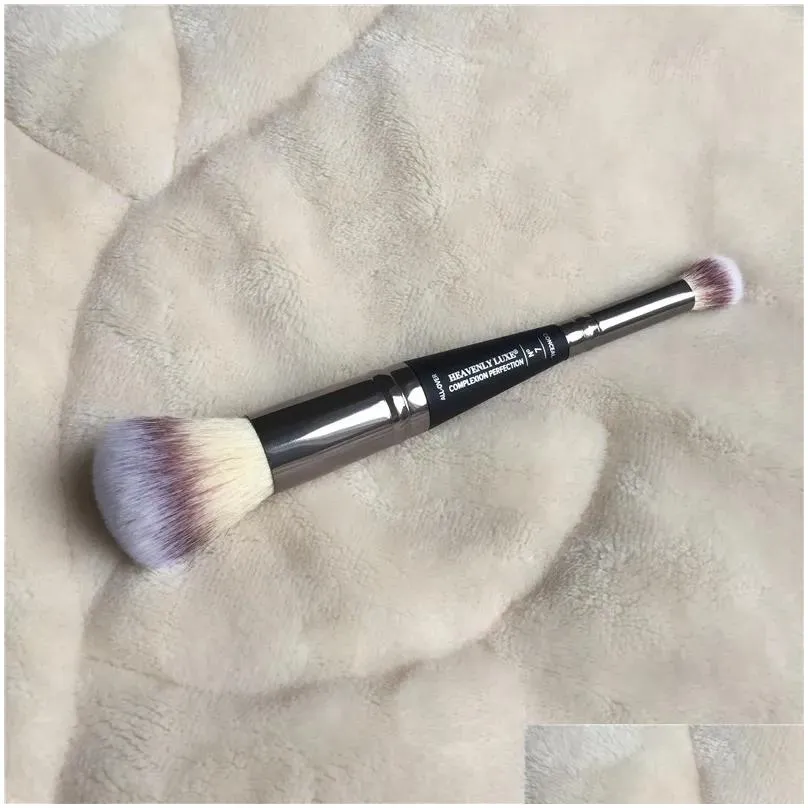HEAVENLY LUXE COMPLEXION PERFECTION Makeup Brush 7 DoubleEnded Quality Face Contour Concealer Beauty Cosmetics Brushes Blender3541470