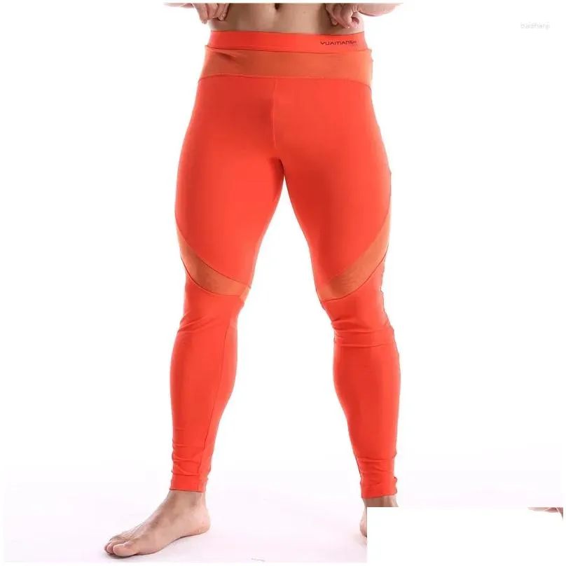 Men`s Thermal Underwear Men Soft Comfortable Long Johns Stretch Termica Homem Pants Line Bottoming Trousers Summer