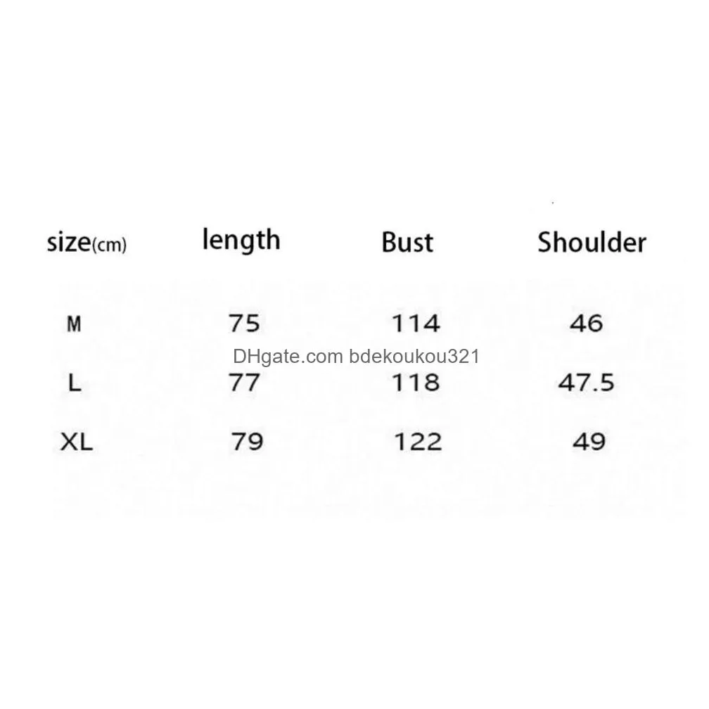 Women`S Blouses & Shirts Summer Long Sleeved Shirt Designer Men Women Chest Striped Graphic Trendy Casual Cotton Sweater Drop Deliver Dhb2F