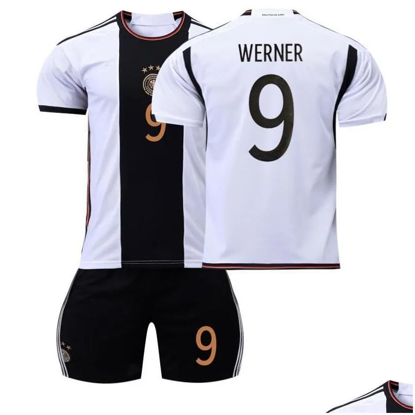 23 Germany home jersey No. 13 Muller 19 Sane 7 Haverz 8 Kroos football suit set