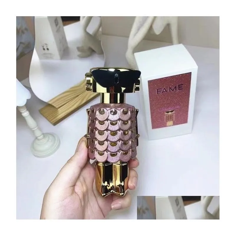 Women Fragrance 80ml Fame Perfume Edp 2.7fl.oz Eau De Parfum Long Lasting Smell Rechargeable Refillable Phantom Perfume 100ml Edt Men