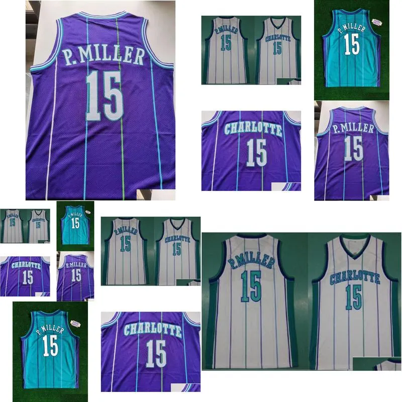 rare Basketball Jersey Men Youth women Vintage P. Miller Size S-5XL custom any name or number
