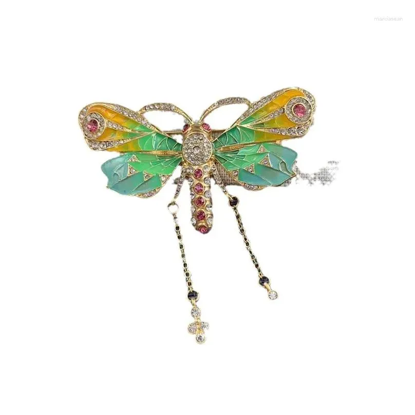 Brooches Vintage High Touch Butterfly Color Fashion Brooch