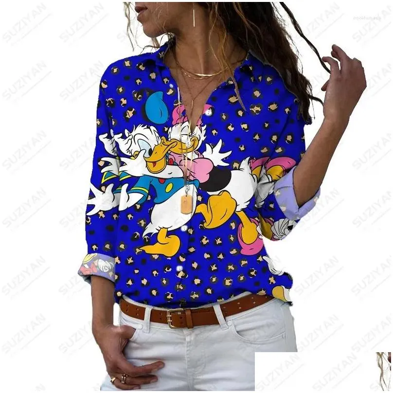 Women`s Blouses Temperament Top Elegant Shirt Loose Female Tops Ladies Women Print Casual