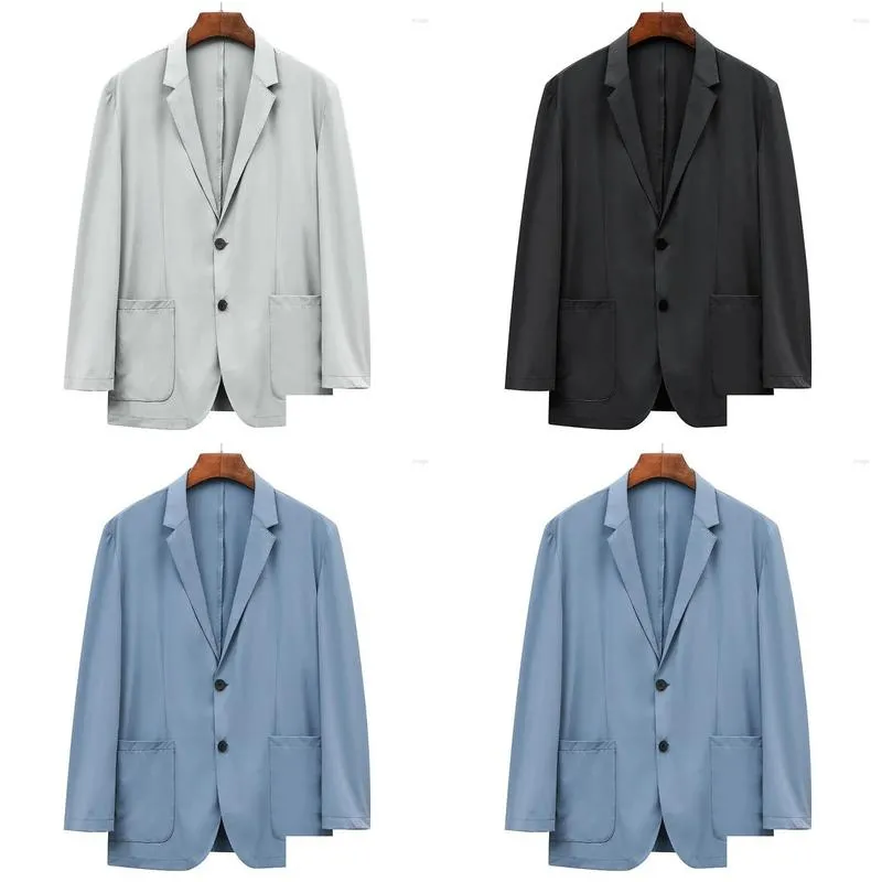 Men`s Suits E1646-Spring Suit Set Men Leisure Korean Version Of Trendy Slim -fit High -end Small Coat