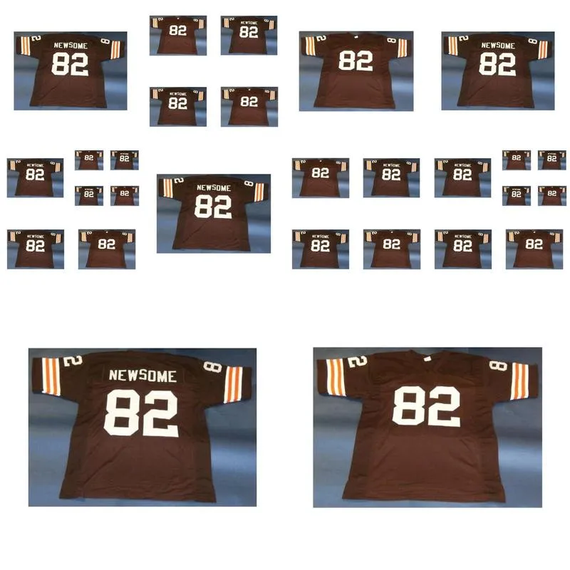 Goodjob Men Youth women Vintage CUSTOM #82 OZZIE NEWSOME Football Jersey size s-5XL or custom any name or number jersey
