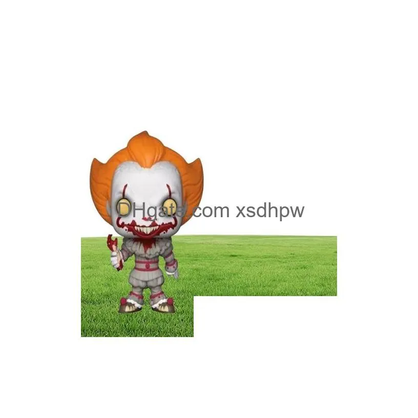 funko  figures clown back to the soul hand office model it decoration toy pennywise master version 5438057364
