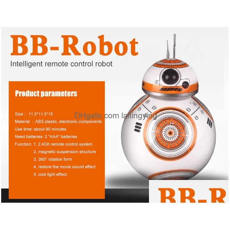 funny toy space war minifig bb8 figure model smart robot toy dance spinning ball light toy kid robot star devastator for boy cartoon robot toy model figure kids