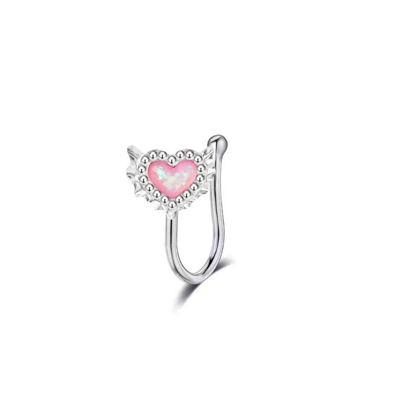 Nose Rings & Studs Jewelry Surgical Steel Septum Clicker Ring Punk Women Men Zircon Hoop Body Ps0894 Drop Delivery Dhiuc
