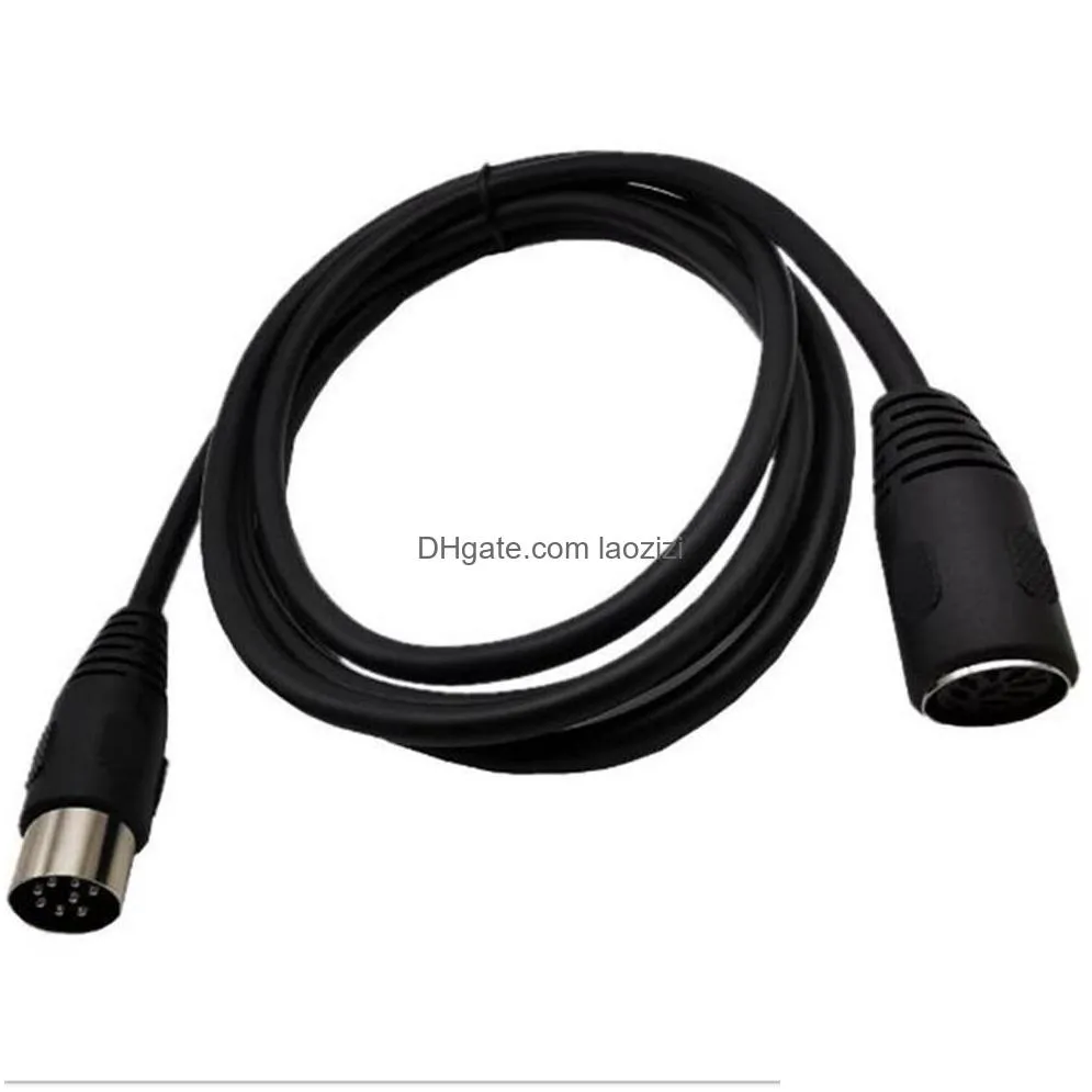 computer cables connectors male to female 8 pin din extention speaker audio cable conference system line hand in microphone line216p
