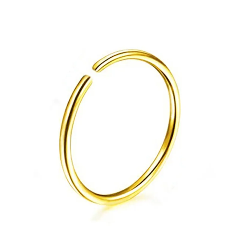 Nose Rings Studs Fashion Stainless Steel Horseshoe Fake Ring C Clip Lip Piercing Stud Hoop For Women Men Barbell Drop Delivery Je J Dhmih