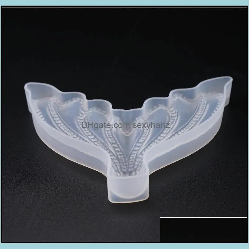 Molds Mermaid Tail Sile Resin Semitransparent Flexible Mod Home Decoration Handmade Soap Mold Fish Fork Drop Delivery Jewelr Dhgarden Dhxrp