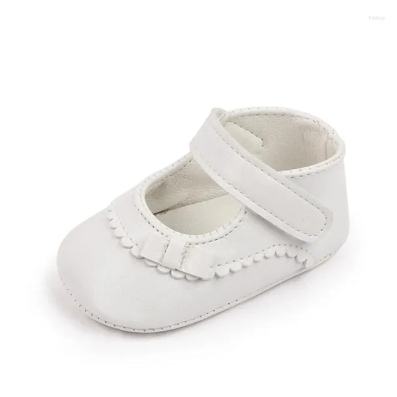 First Walkers Baby Girl Shoes Soft PU Mary Jane Casual Walking Indoor Prewalking Birthday Gift For 0-1 Years 2024 Fashion