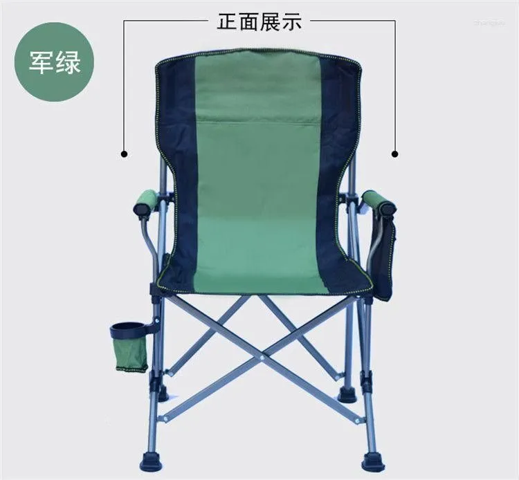 Camp Furniture 2023 Year Aoliviya Official Outdoor Portable Large Armchair Leisure Car Camping Director Chair Backrest Comfortable