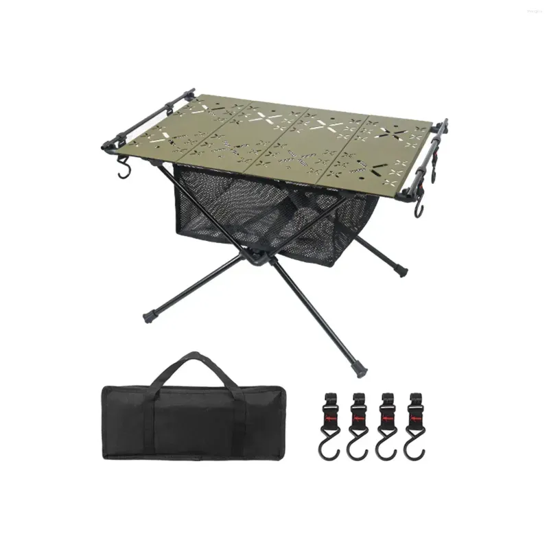 Camp Furniture Foldable Camping Table With Carry Bag Beach Outdoor For Garden Travel BBQ Patio Yard