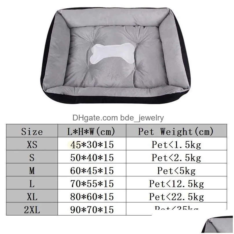 tees super dog bed winter pet sofa plus size soft pets dog beds cat beds winter waterproof bottom warm cozy house mat for dog