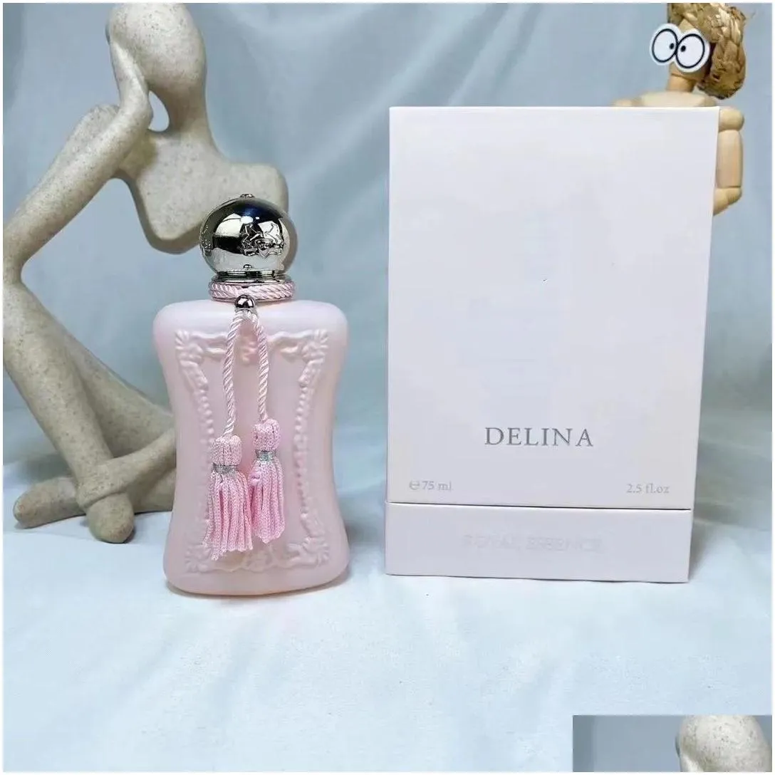 Hot Sale Perfume For Women DELINA LA ROSEE Cologne 75ML EDP Natural Spray Lady Fragrance Valentine Day Gift Long Lasting Pleasant