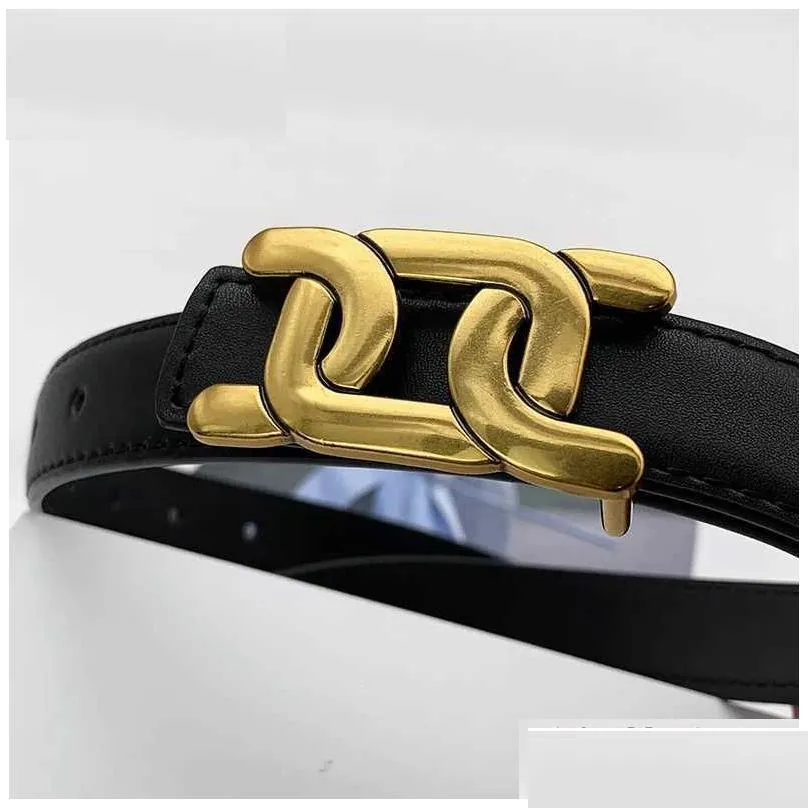 belts 2022 leather belt wholesale ladies smooth buckle belt net red wind ins korean version all-match fashion jeans decorative belt